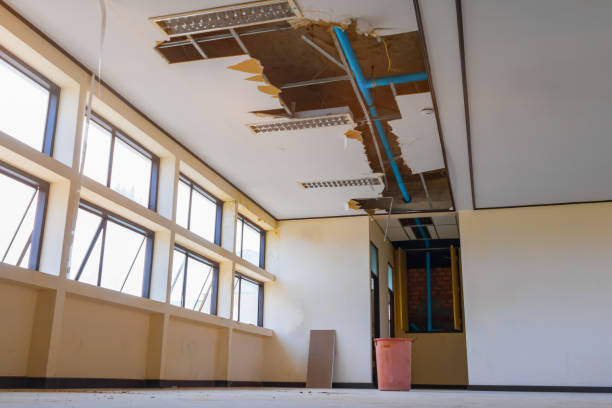 Water damage restoration process in MS